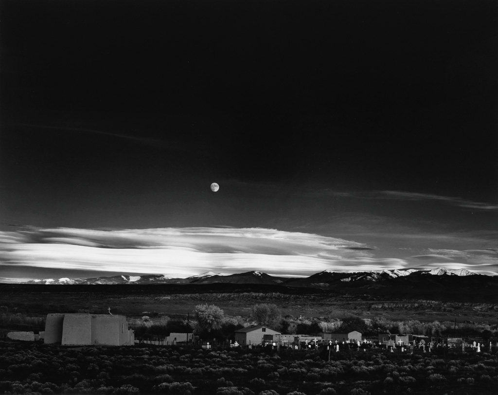 ANSEL ADAMS (1902-1984) Moonrise, Hernandez, New Mexico.